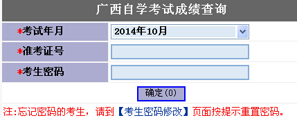 2014年广西自学考试10月份成绩公布_广西20
